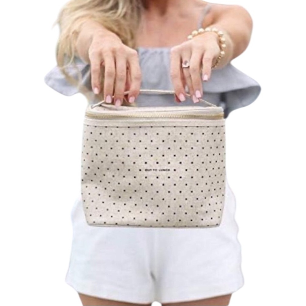 Kate Spade Out to Lunch Lunch bag Polka Dot Cream